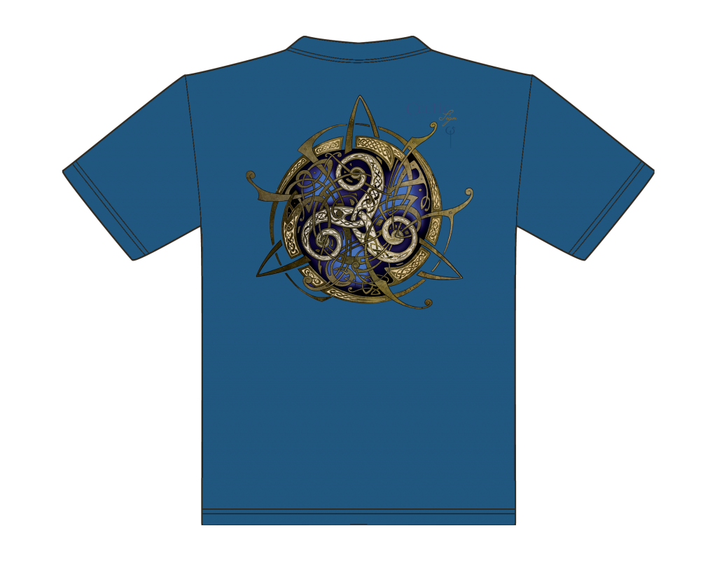 T-shirt-bleu-TRIKEL-bleu